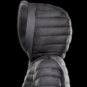 Moncler Grey Fur Trim Jacket - like new!